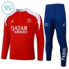 Paris Saint-Germain Training Sweatshirts Quarter-zip 2025-26 Rote Für Kinder